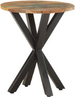 Odkladací stolík 48 × 48 × 56 cm masívne recyklované drevo - Odkladací stolík