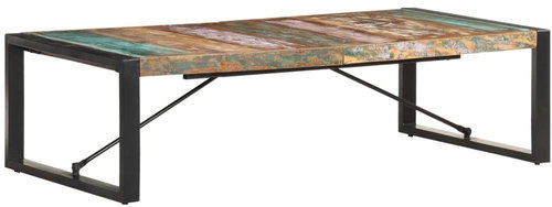 Konferenční stolek 140 × 70 × 40 cm masivní recyklované dřevo - Konferenční stolek - Main image