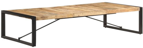 Konferenční stolek 180 × 90 × 40 cm hrubé mangovníkové dřevo - Konferenční stolek - Main image