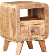 Nočný stolík 30 × 30 × 41 cm hrubé mangovníkové drevo - Nočný stolík