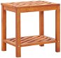 Odkládací stolek z masivního akáciového dřeva 45 × 33 × 45 cm - Odkládací stolek