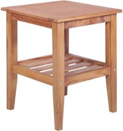 Konferenčný stolík 40 × 40 × 50 cm štvorcový masívny tík - Konferenčný stolík