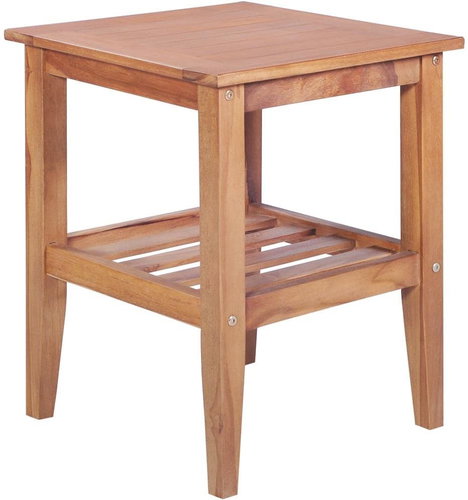 Konferenční stolek 40 × 40 × 50 cm čtvercový masivní teak - Konferenční stolek - Main image