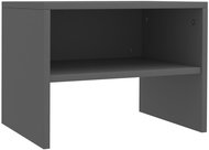 Noční stolek šedý 40 × 30 × 30 cm dřevotříska - Noční stolek