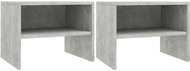 Noční stolky 2 ks betonově šedé 40 × 30 × 30 cm dřevotříska - Noční stolek