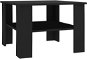 Konferenční stolek černý 60 × 60 × 42 cm dřevotříska - Konferenční stolek