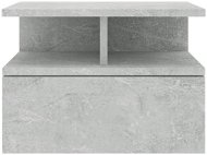 Nástěnné noční stolky 2 ks betonově šedé 40x31x27cm dřevotříska - Noční stolek