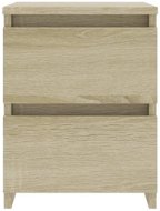 Nočný stolík dub sonoma 30 × 30 × 40 cm drevotrieska - Nočný stolík