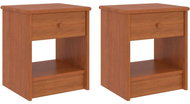 Noční stolky 2 ks medově hnědé 35x30x40 cm masivní borové dřevo - Noční stolek