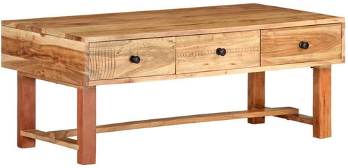 Konferenční stolek 100 × 50 × 40 cm masivní akáciové dřevo - Konferenční stolek - Main image