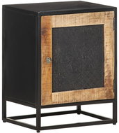 Noční stolek 40 × 30 × 50 cm hrubé mangovníkové dřevo - Noční stolek