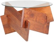 Konferenční stolek 60 cm masivní akáciové dřevo - Konferenční stolek