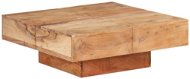 Konferenčný stolík 80 × 80 × 28 cm masívne akáciové drevo - Konferenčný stolík