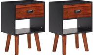 Noční stolky 2 ks 40 × 30 × 57 cm masivní akáciové dřevo a MDF - Noční stolek