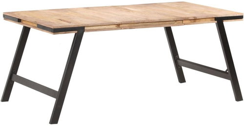 Jídelní stůl 180 × 90 × 76 cm masivní mangovníkové dřevo - Jídelní stůl - Main image