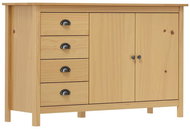 Příborník Hill Range medově hnědý 130x40x80 cm masivní borovice - Příborník