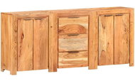 Příborník se 3 zásuvkami a 4 dvířky masivní akáciové dřevo - Příborník
