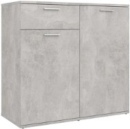 Příborník betonově šedý 80 × 36 × 75 cm dřevotříska - Příborník