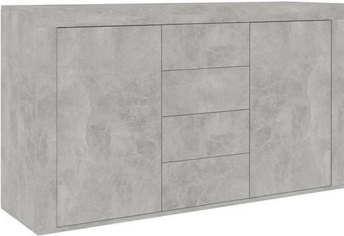Příborník betonově šedý 120 × 36 × 69 cm dřevotříska - Příborník - Main image