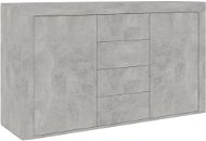 Příborník betonově šedý 120 × 36 × 69 cm dřevotříska - Příborník
