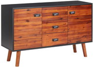 Příborník 110 × 35 × 70 cm masivní akáciové dřevo a MDF - Příborník