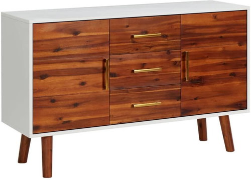 Příborník 110 × 35 × 70 cm masivní akáciové dřevo a MDF - Příborník - Main image