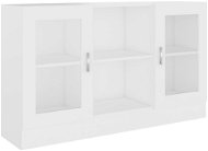 Príborník Presklená skriňa biela 120 × 30,5 × 70 cm drevotrieska - Příborník
