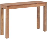 Konzolový stolek masivní teak s přírodním povrchem 110x35x76 cm - Console Table