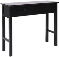 Konzolový stolek černý 90 × 30 × 77 cm dřevo - Console Table