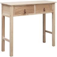 Konzolový stolek přírodní 90 × 30 × 77 cm dřevo - Konzolový stolek