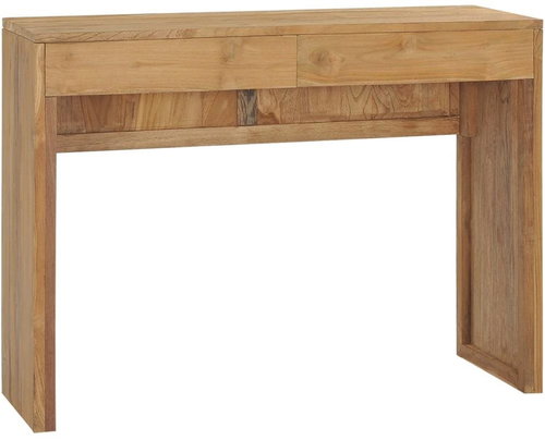 Konzolový stolek 100 × 35 × 75 cm masivní teakové dřevo - Console Table - Main image