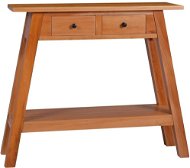 Konzolový stolek 90 × 30 × 75 cm masivní mahagonové dřevo - Konzolový stolek