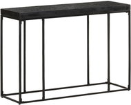 Konzolový stolek černý 110x35x76 cm masivní akácie a mangovník - Konzolový stolek