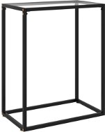 Konzolový stolek transparentní 60 × 35 × 75 cm tvrzené sklo - Konzolový stolek