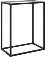 Konzolový stolek transparentní 60 × 35 × 75 cm tvrzené sklo - Console Table