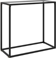 Konzolový stolek transparentní 80 × 35 × 75 cm tvrzené sklo - Konzolový stolek