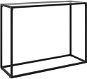 Konzolový stolík priehľadný 100 × 35 × 75 cm tvrdené sklo - Konzolový stolík