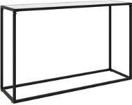 Konzolový stolek bílý 120 × 35 × 75 cm tvrzené sklo - Konzolový stolek