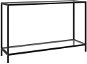 Konzolový stolek průhledný 120 × 35 × 75 cm tvrzené sklo - Konzolový stolek