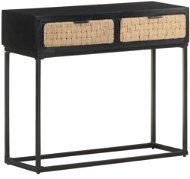Konzolový stolík 90 × 35 × 76 cm masívne mangovníkové drevo - Konzolový stolík