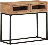 Konzolový stolek 90 × 35 × 76 cm masivní akáciové dřevo - Konzolový stolek