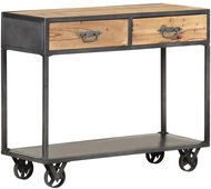 Konzolový stolek 90 × 35 × 74 cm masivní recyklované dřevo - Console Table