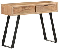 Konzolový stolek 100x35x76 cm masivní akácie s živými hranami - Console Table