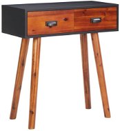 Konzolový stolek 70 × 30 × 75 cm masivní akáciové dřevo a MDF - Konzolový stolek