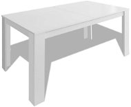 Jídelní stůl 140x80x75 cm bílý - Jídelní stůl