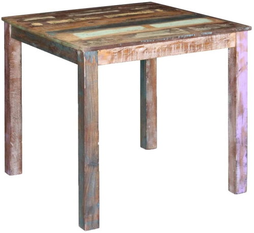 Jídelní stůl masivní recyklované dřevo 80 × 82 × 76 cm - Jídelní stůl - Main image