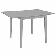 Rozkladací jedálenský stôl sivý (80–120) × 80 × 74 cm MDF - Jedálenský stôl