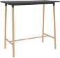 Barový stůl šedý 120 × 60 × 105 cm MDF a masivní bukové dřevo - Barový stůl