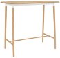 Barový stůl hnědý 120 × 60 × 105 cm MDF a masivní bukové dřevo - Barový stůl