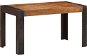 Jídelní stůl 140 × 70 × 76 cm masivní hrubé mangovníkové dřevo - Jídelní stůl